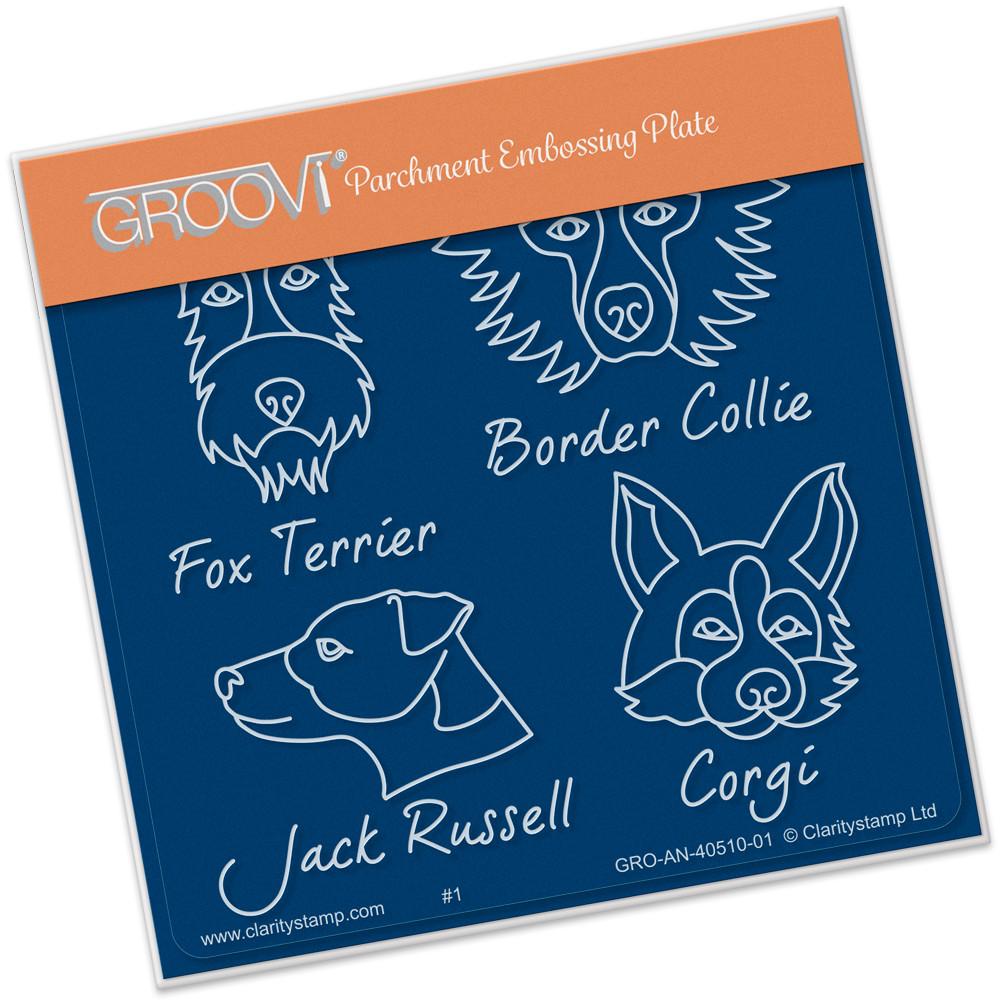 Groovi Kennel Club - Dog Breeds Baby Plate A6